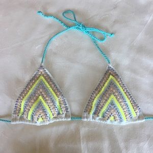 Victoria’s Secret Swim Beaded Triangle Bikini Top